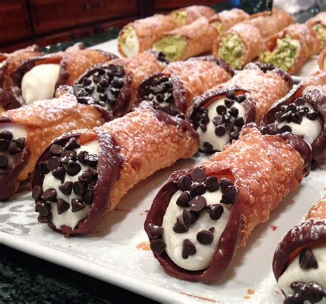 Chocolate Chip and Pistachio Cannoli | The Smart Baker