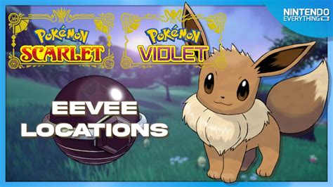 Pokemon Scarlet and Violet Eevee location, where to find