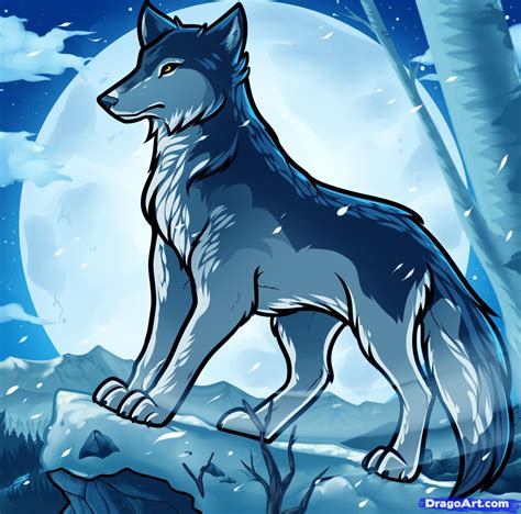 Cute Wolf Pup Drawing at GetDrawings | Free download