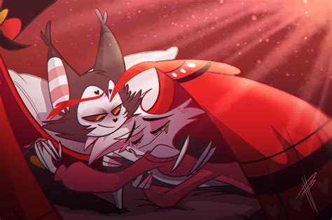 Husker Dust or Angel Husk (art made by @hntrgurl13) : r/HazbinHotel