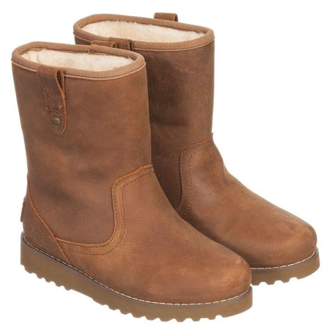 Ugg Australia - Brown Waterproof 'Redwood' Leather Boots ...