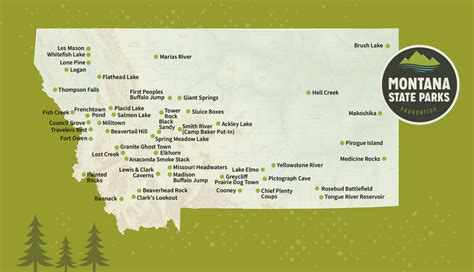 Map Of Montana State Parks