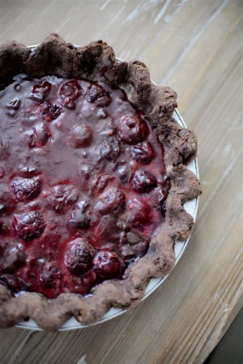 Double Dark Chocolate Cherry Pie | Recipe | Craving4More