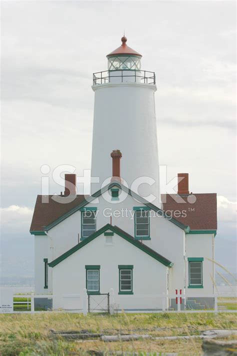 Dungeness Spit Lighthouse - Front Stock Photo | Royalty-Free | FreeImages