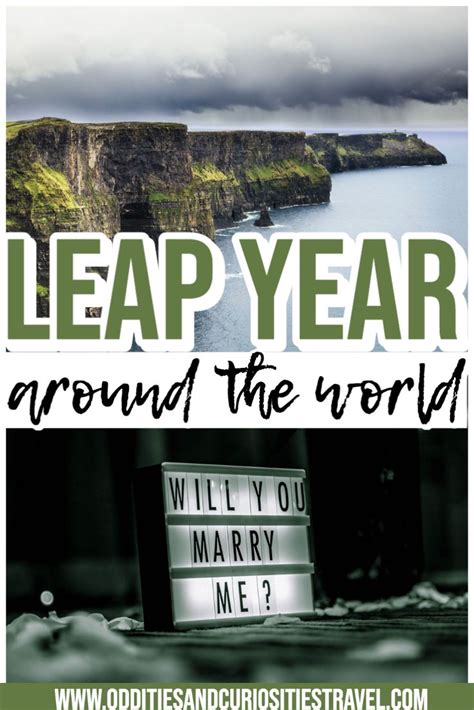 Come to find out, there are plenty of leap year traditions and ...