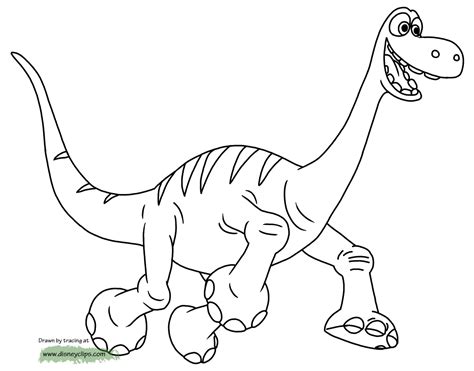 The Good Dinosaur Coloring Pages | Disneyclips.com