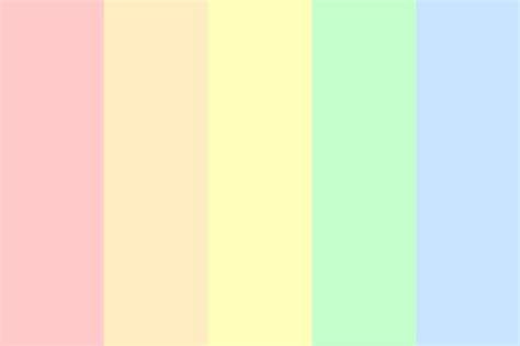 Pastel Rainbow Aesthetic Color Palette Rainbow Aesthetic Aesthetic ...