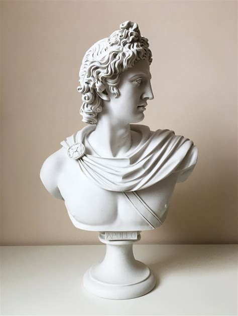 Apollo Greek God Greek Roman God Apollo Bust Statue Apollo Belvedere ...