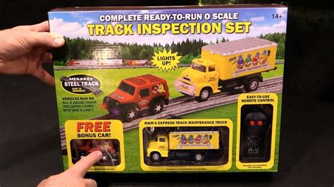 O Gauge Trains On A Budget - Menards Track Inspection Set! - YouTube