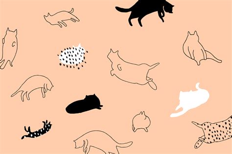 Cat Drawing Wallpapers - Wallpaper Cave