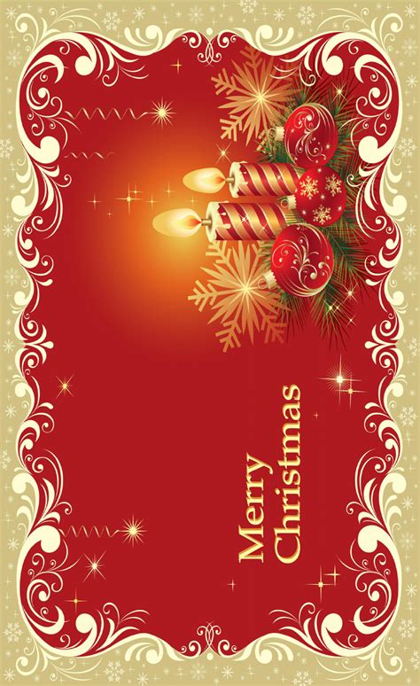 Christmas Greeting Card Template Free Download