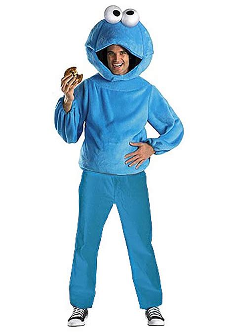 Adult Cookie Monster Costume - Sesame Street Adult Costumes