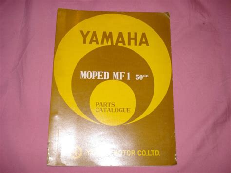 Buy YAMAHA MOPED MF1 50cc PARTS CATALOG JAPANESE & ENGLISH in Medina ...