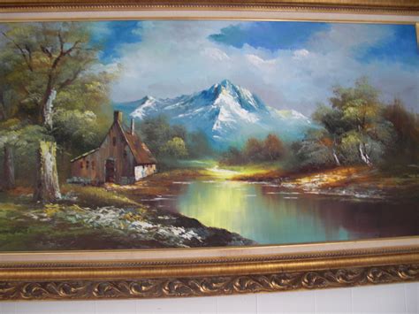 Vintage G.Whitman Beautiful Landscape Oil Painting | Collectors Weekly