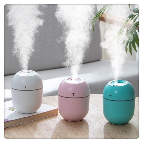 KFY#220ML Mini Portable USB Ultrasonic Air Humidifier Aro Essential Oil ...