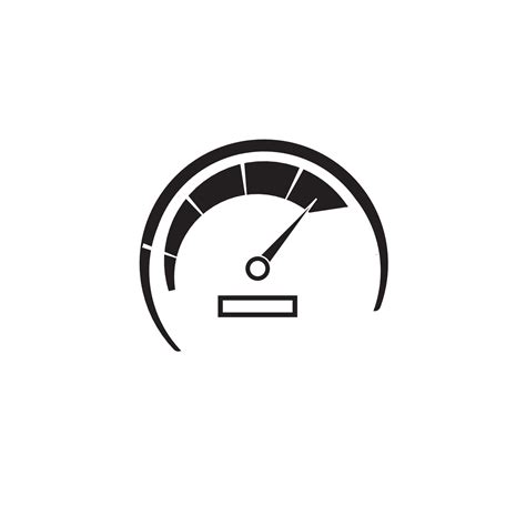 speedometer logo icon vector 11137657 Vector Art at Vecteezy