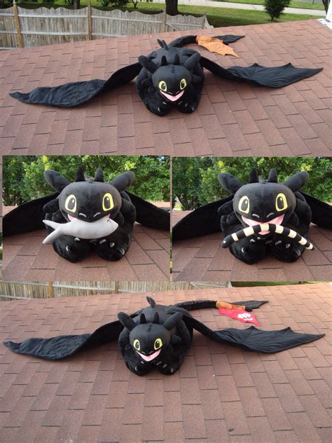 Toothless dragon plush — Weasyl