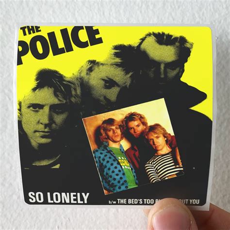 The Police So Lonely Album Cover Sticker