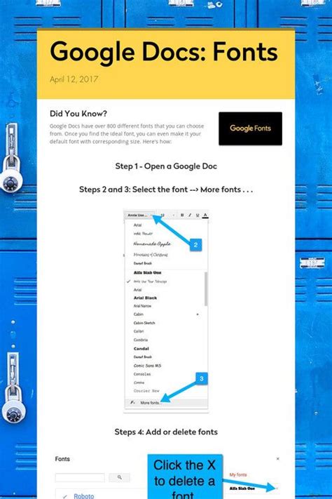 Google Docs: Fonts | Google docs, Resource classroom, Google