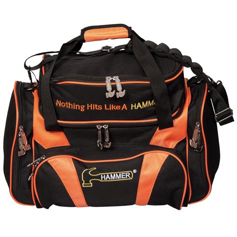 Hammer Deluxe Double Tote Bowling Bag Black/Orange - Walmart.com