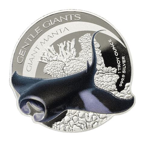 Buy 1 oz Silver Giant Manta Coin - Gentle Giants | Price in Canada | TD ...