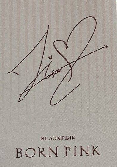 Jisoo Signature / Autograph | Blackpink, Autograph, Kim joon hyun