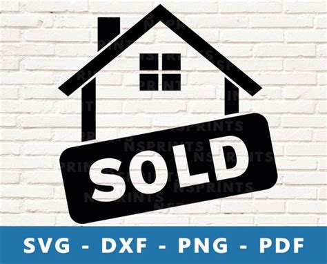 Sold SVG Sold Sign PNG Sold House Clipart Realtor Svg | Etsy