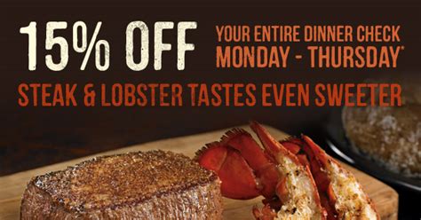 Outback Steakhouse Coupon: 15% Off - "Deal"icious Mom