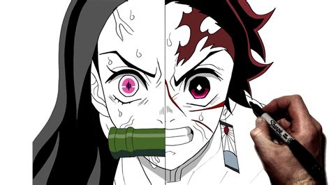 How To Draw Nezuko And Tanjiro | Images and Photos finder