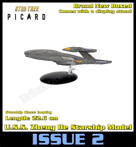 Eaglemoss Star Trek Picard The Starship Collection: USS Zheng He - New ...