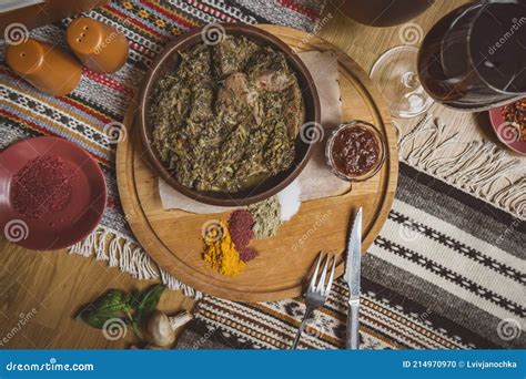 Delicious European and Slavic Cuisine on the Big Table Waiting for ...