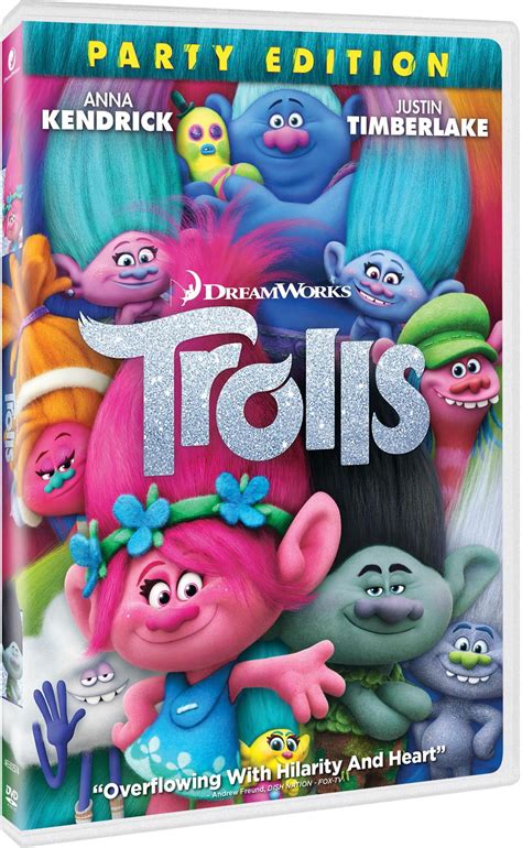 Trolls (2016) (DVD) (Dreamworks) - Walmart.com