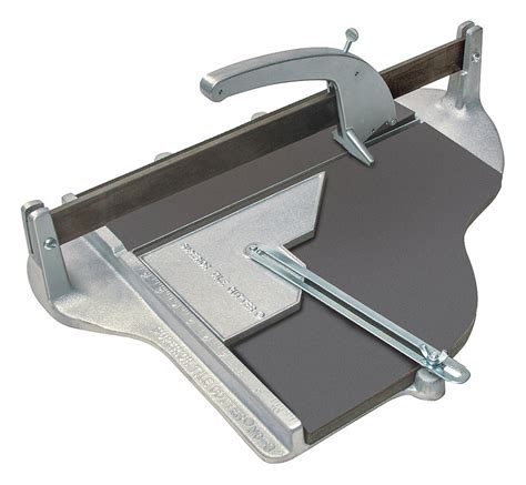 SUPERIOR TILE CUTTER INC. AND TOOLS Tile Cutter, Manual, Cast Aluminum ...