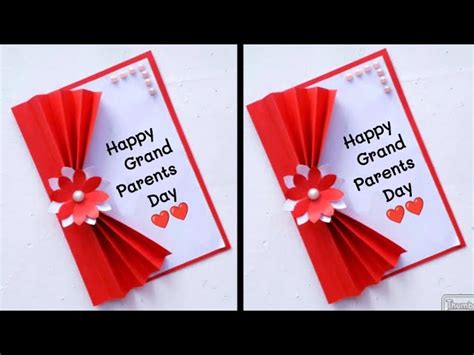 Easy & Beautiful Grandparents Day Card • grandparents day card idea ...