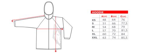 Hoodie Size chart – Vulfram