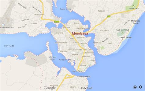 Map of Mombasa