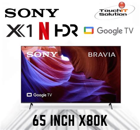 Sony 65 Inch X80K 4K Ultra HD High Dynamic Range