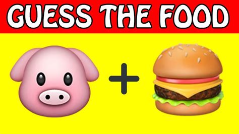 Can You Guess The Food By The Emoji Emoji Challenge Emoji Puzzles ...