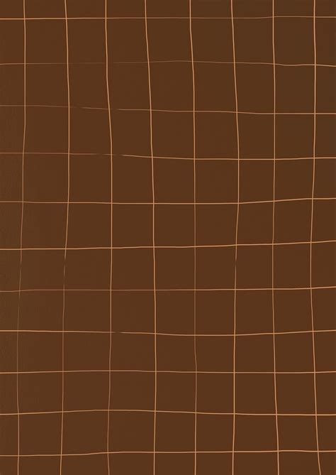 Grid pattern brown square geometric background deformed | free image by ...