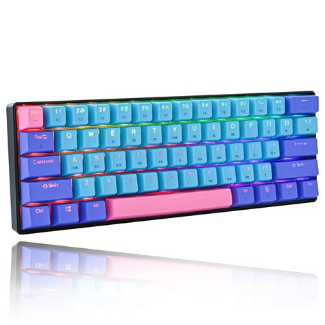 Buy SURMEN GT61 60% Mechanical Gaming Keyboard 60 Percent RGB Backlit ...