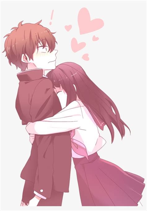 Anime Girl Hugging Boy