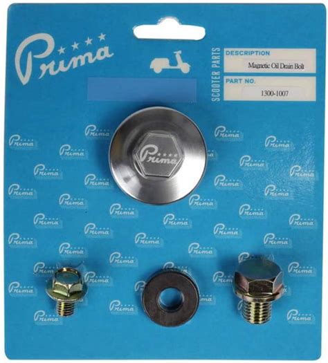 Prima Magnetic Oil Drain Kit; Genuine, GY6, Kymco, QMB139 - Moped ...