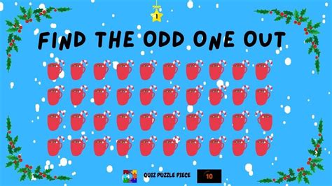 Find the Odd One Out Christmas Edition 🎄🎅 🎁 | 10 seconds for 16 Quiz ...