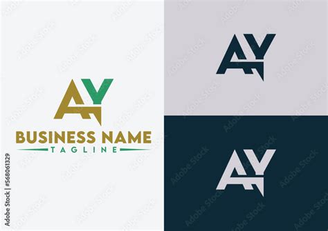 Letter AY logo design vector template, AY logo Stock Vector | Adobe Stock