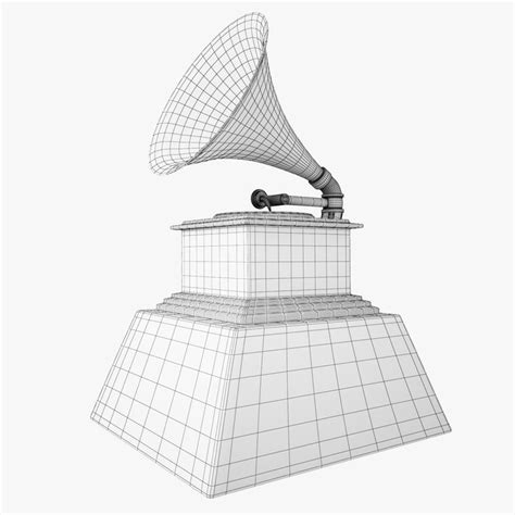 Grammy Award Trophy 3D Model | FaceQuad