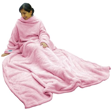 Ultimate Slanket Warm Snug Cosy sleeved Fleece blanket with sleeves ...