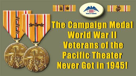 Asiatic Pacific Campaign Medal 3 Million WW II Veterans of the Pacific ...