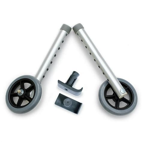 Top Glides Universal 13cm Walker Wheels With Free Universal Ski Glides ...