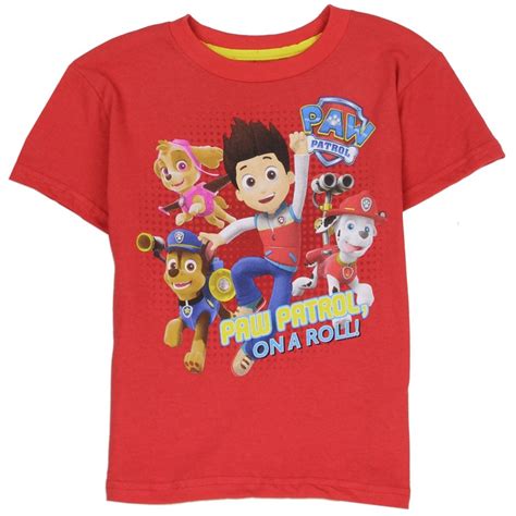 Paw Patrol On A Roll Toddler Boys Shirt | Free Shipping