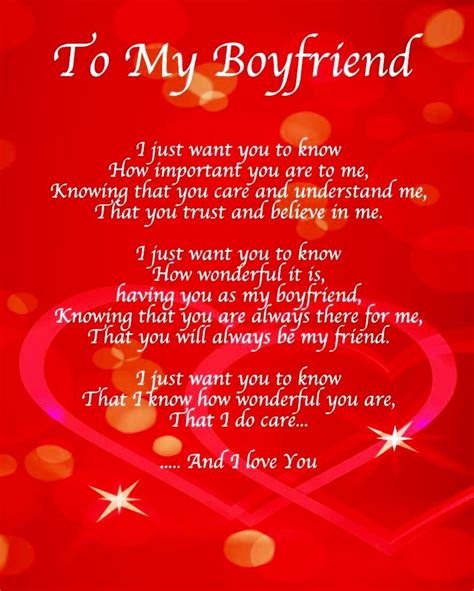 I Need You Poems For Boyfriend